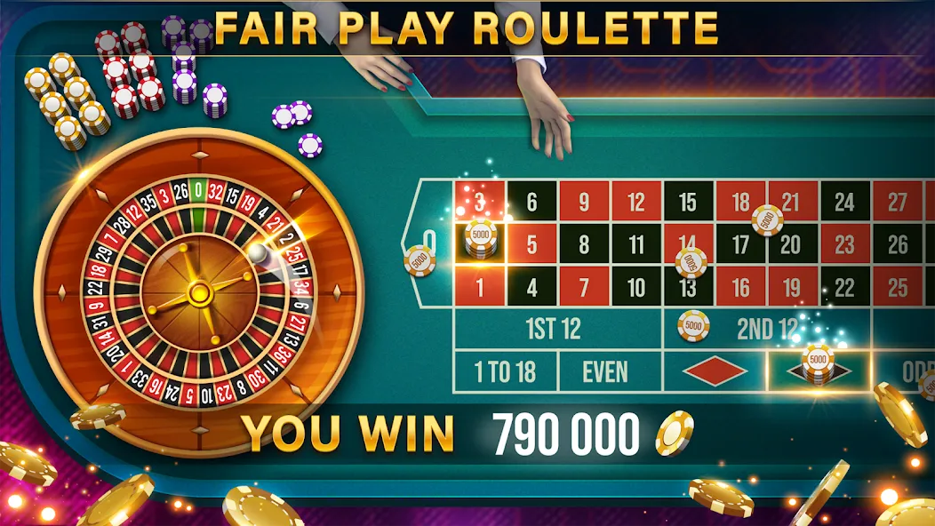 Roulette All Star: Casino Game (Рулетка Олл Стар)  [МОД Mega Pack] Screenshot 1