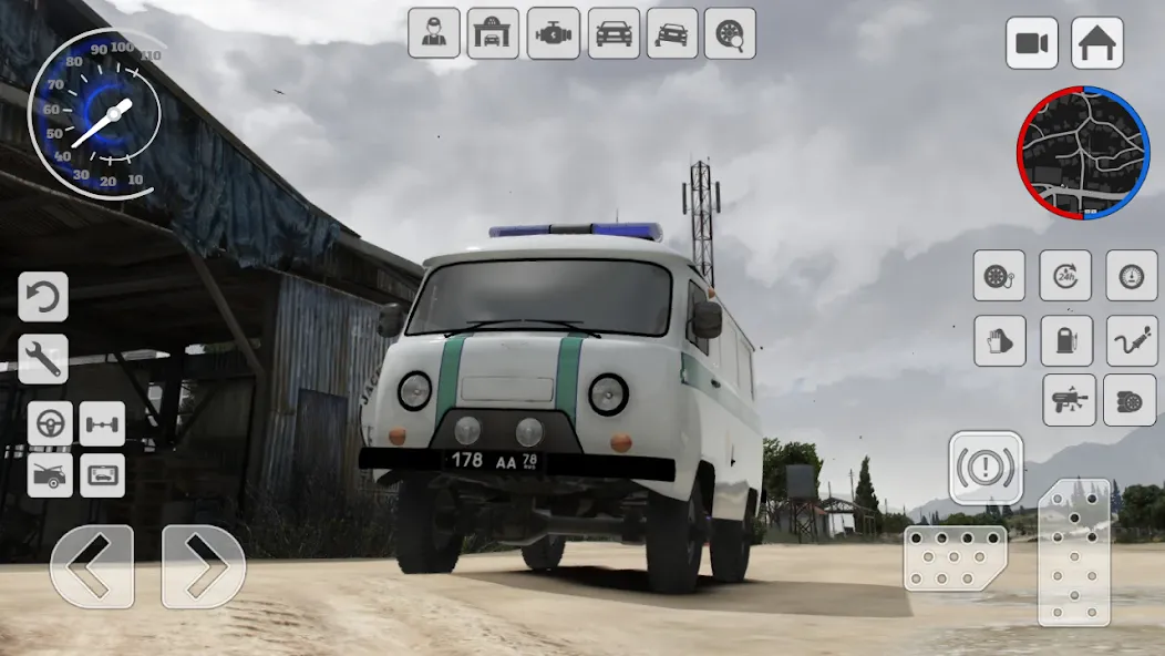UAZ Loaf: Special vehicle 4x4  [МОД Menu] Screenshot 5